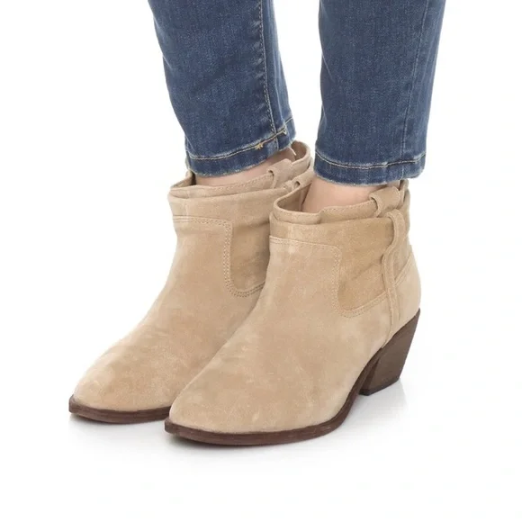 JOIE Ajax Suede Ankle Booties - Picture 2 of 8